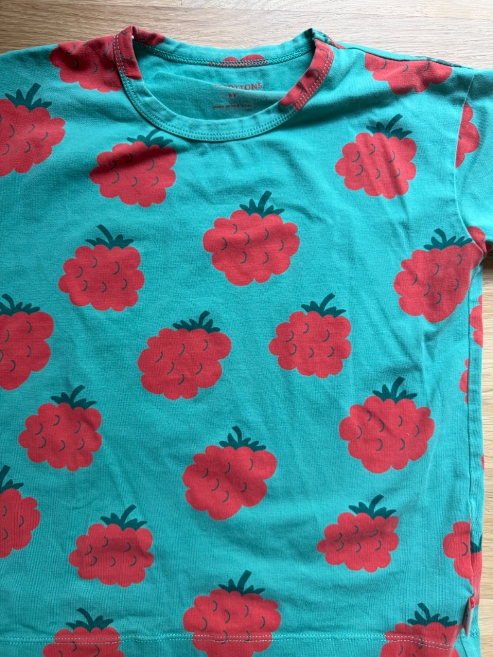 Tiny Cottons raspberry t-shirt - Picture 2 of 2